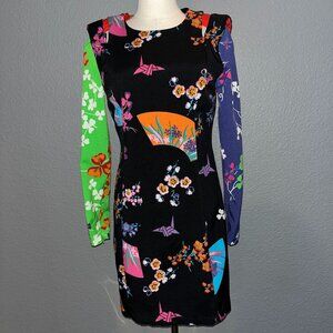 VERSACE for H&M Limited Edition Silk Japanese Origami Design Mini Dress NWOT - 8